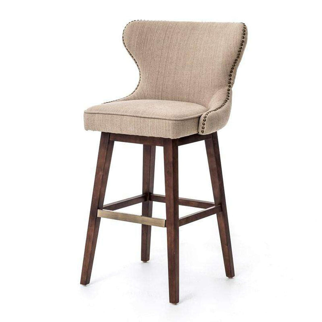 Jules Swivel Bar Stool - Hyde Clay