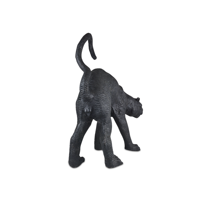 Decorative Objects Standing Black Panther Bronze
