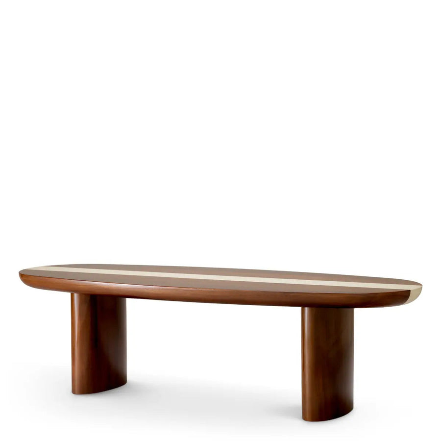 Coffee Table Jenson Mahogany Wood High Gloss - image 1
