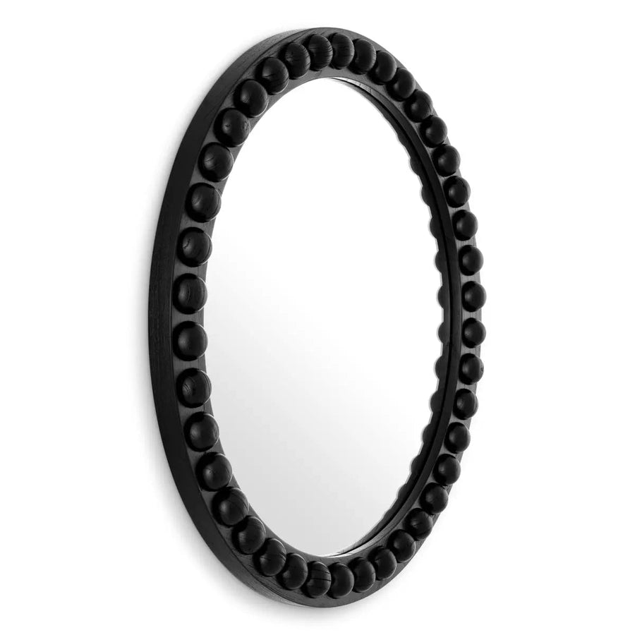 Mirror Kenton Round Classic Black Finish - image 1