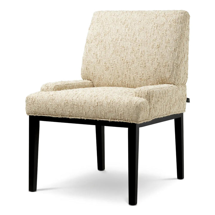 Dining Chair Bromley With Arm Black Finish Arden Natural - image 1