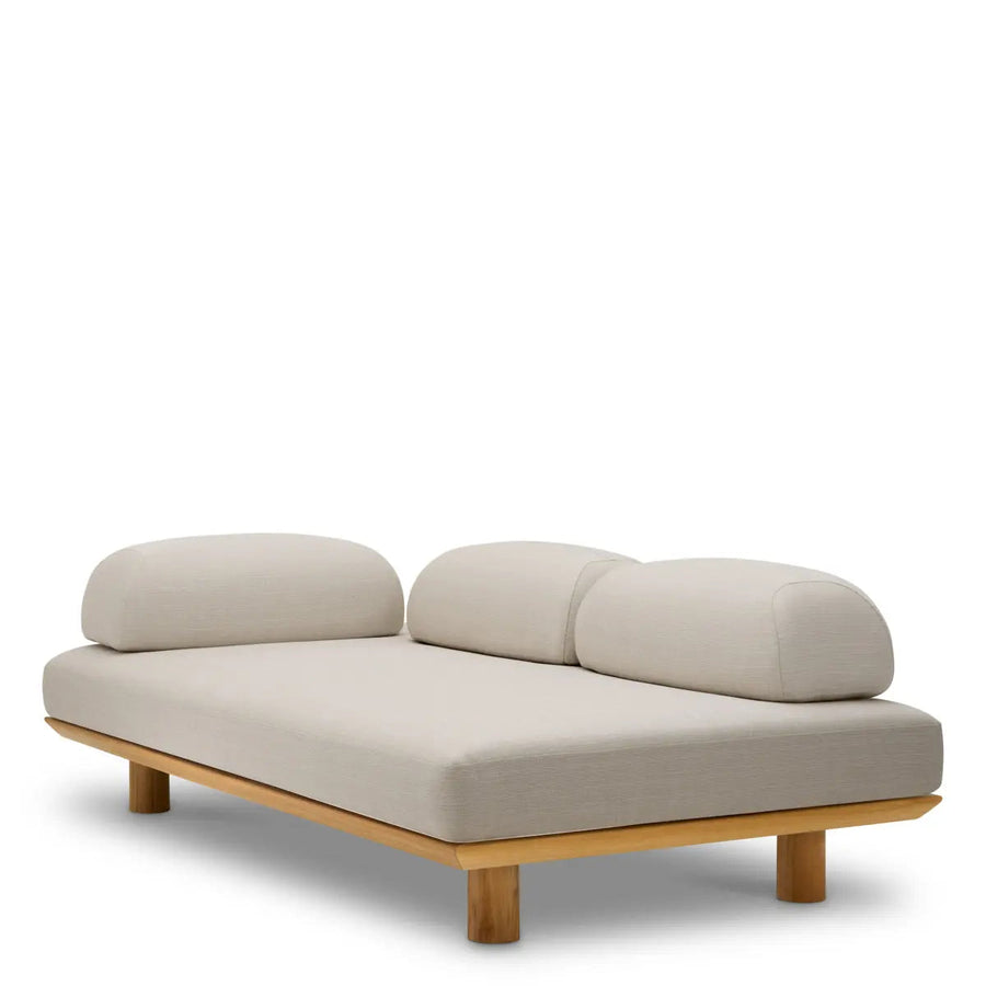 Outdoor Sofa Nomade Natural Teak Lucio Sand - image 1