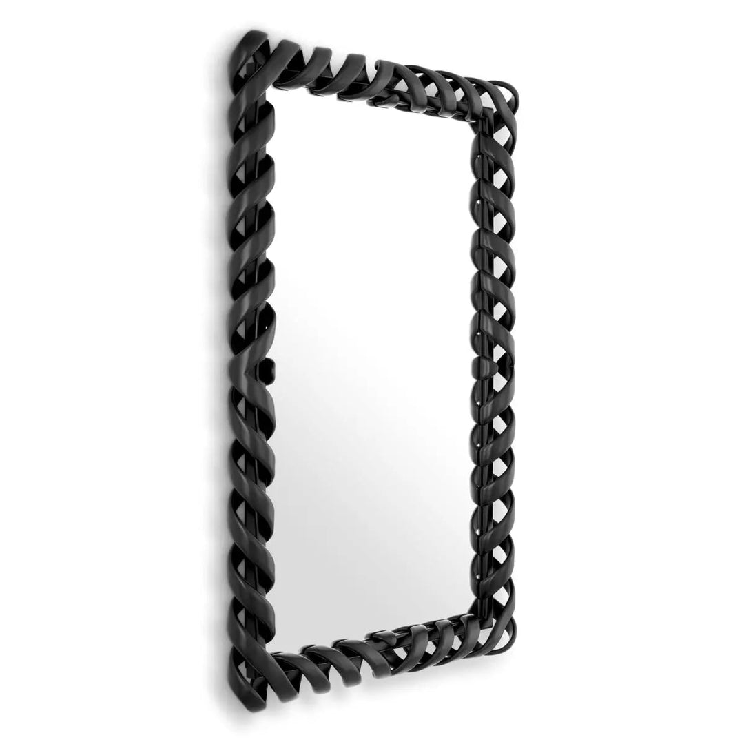 Mirror Casone Piano Black Finish - image 1