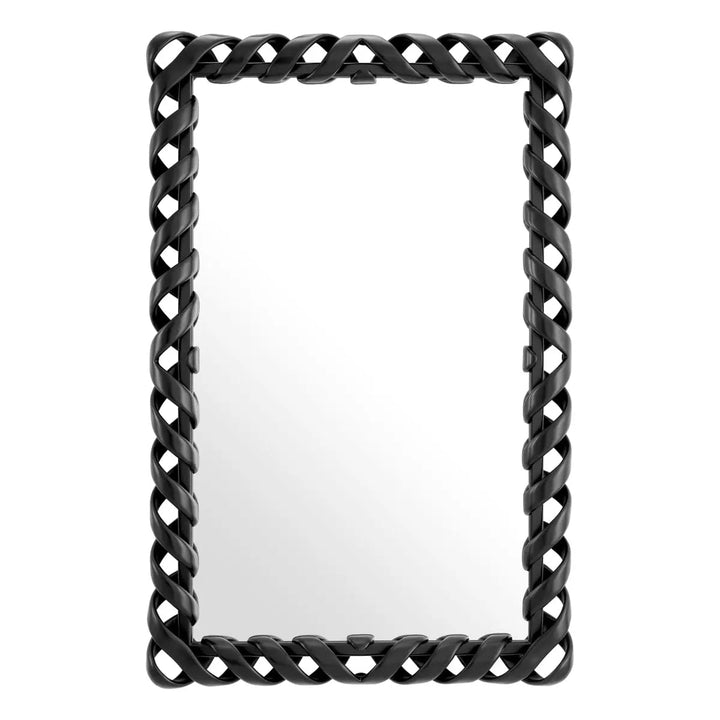 Mirror Casone Piano Black Finish - image 2