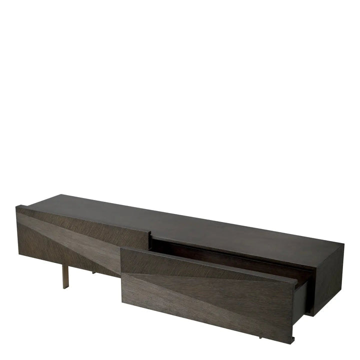 Tv Cabinet San Martin Mocha Straight Oak Veneer - image 2