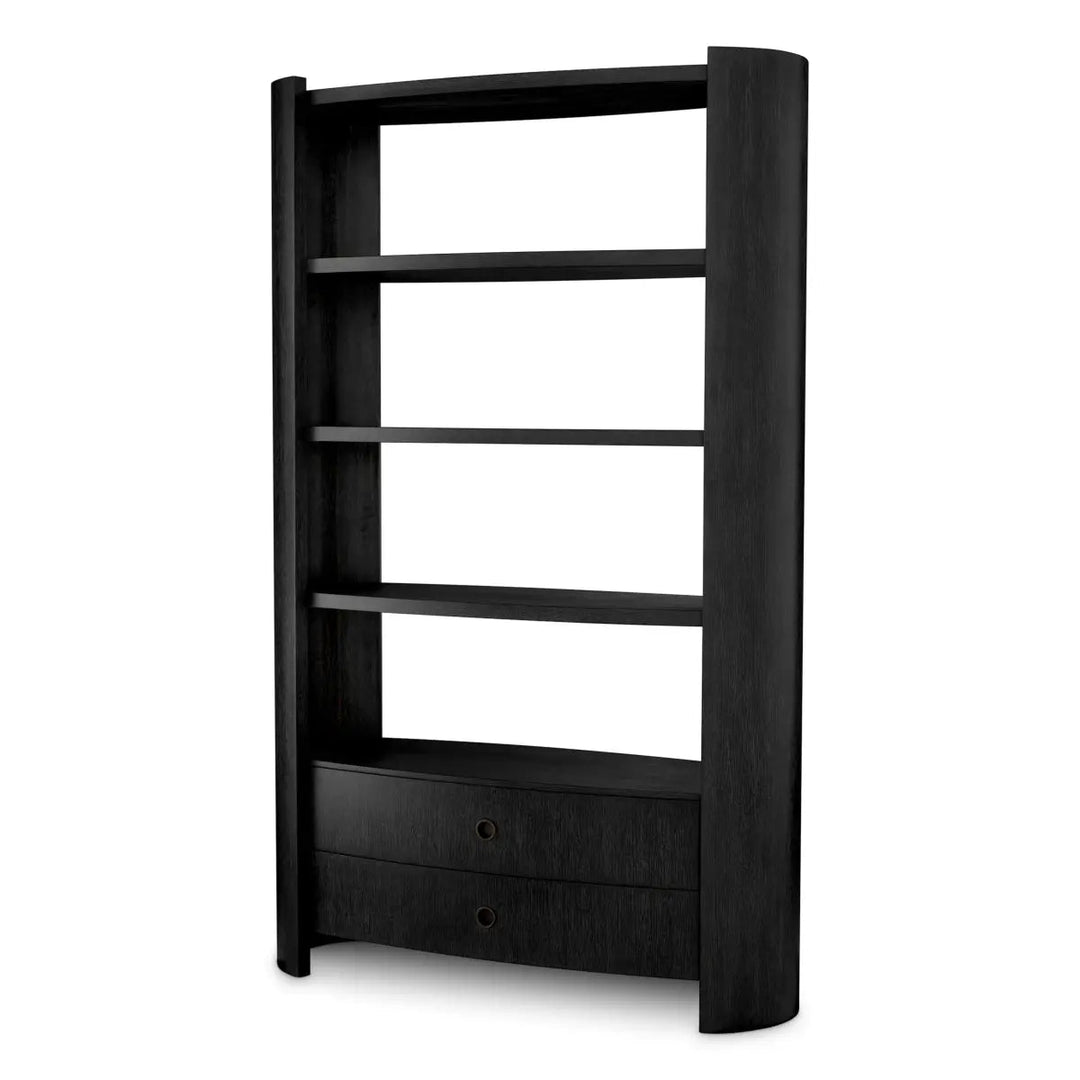 Cabinet Splendora Charcoal Grey Oak Veneer Bronze Finish - image 1