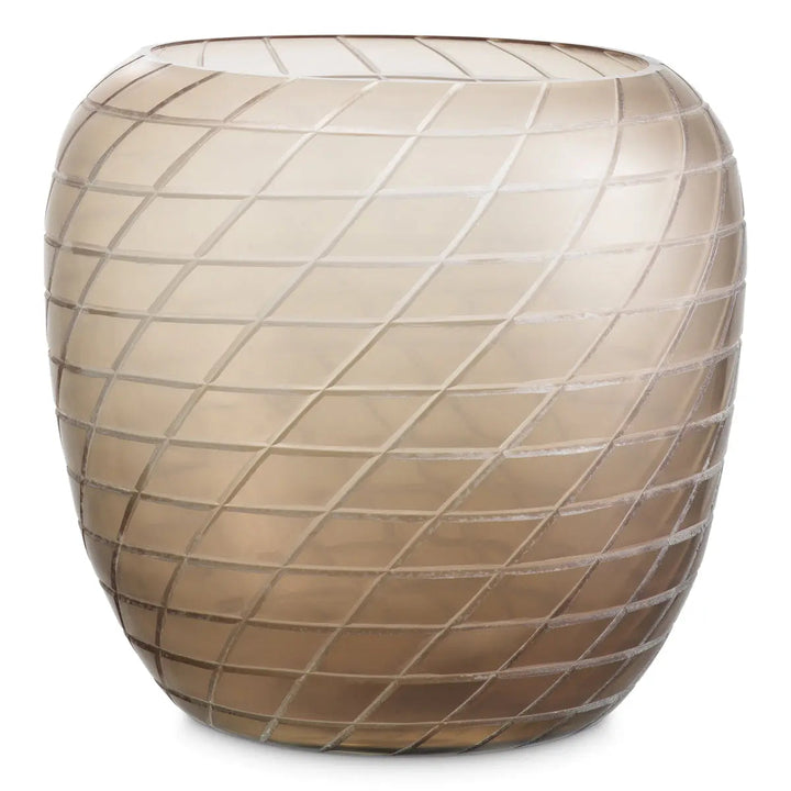 Vase Tarano S Matte Sand Color Glass - image 1
