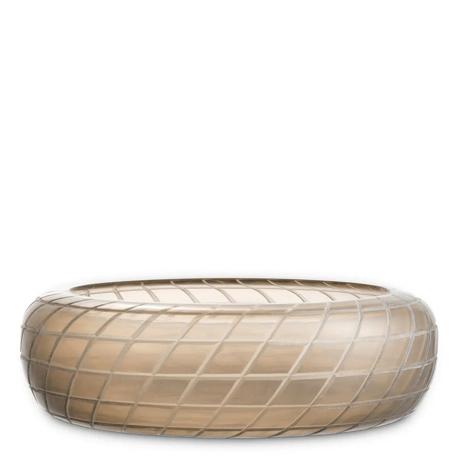 Bowl Tarano Matte Sand Color Glass - image 1