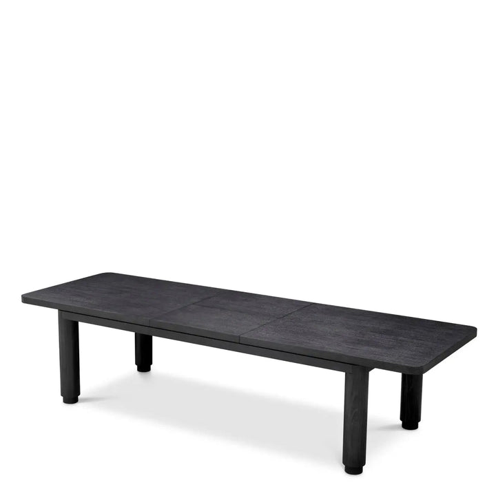 Extendable Dining Table Atelier S Charcoal Grey Oak Veneer - image 2