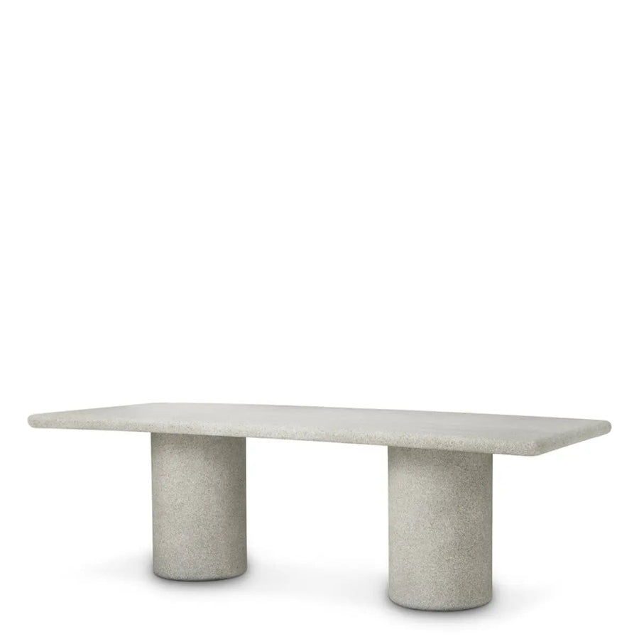 Outdoor Dining Table Cloverdale Grey Stone Texture - image 1