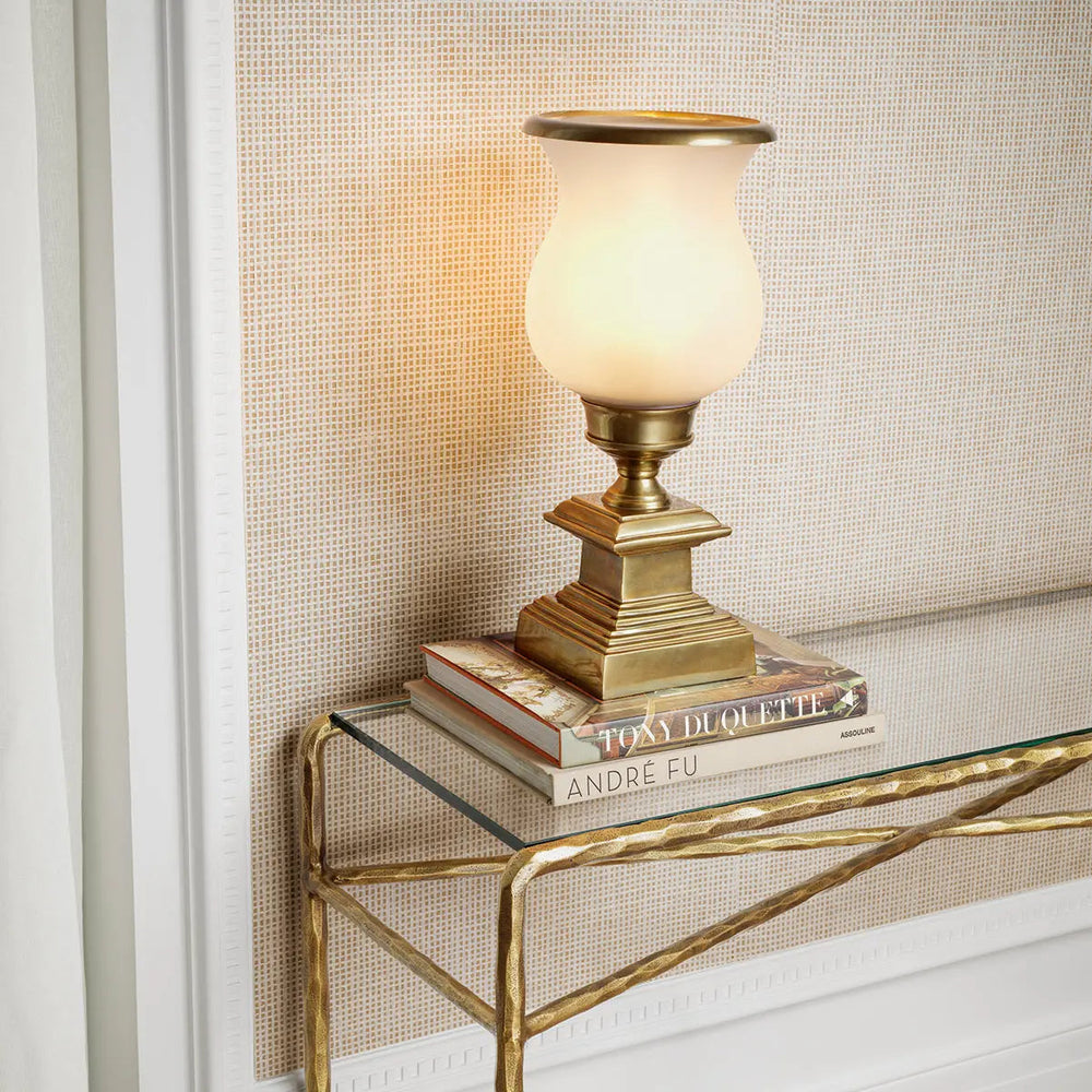 Console Table Xandria Vintage Brass Finish - image 2
