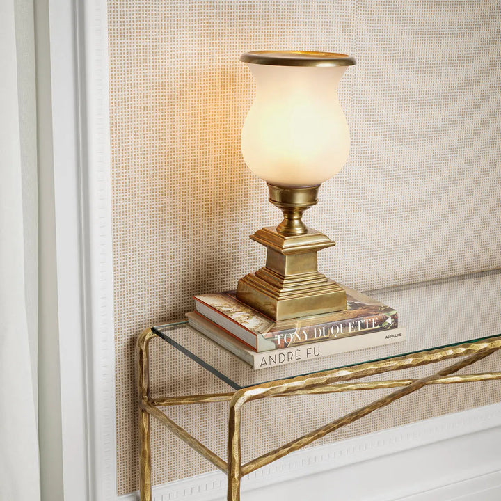 Console Table Xandria Vintage Brass Finish - image 2