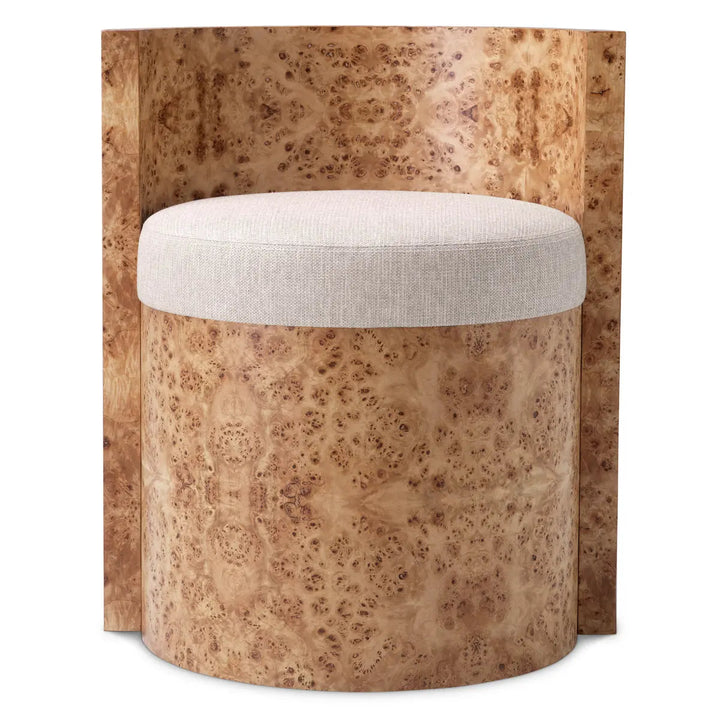 Chair Arcadia Light Brown Mappa Burl Veneer Loki Natural - image 3
