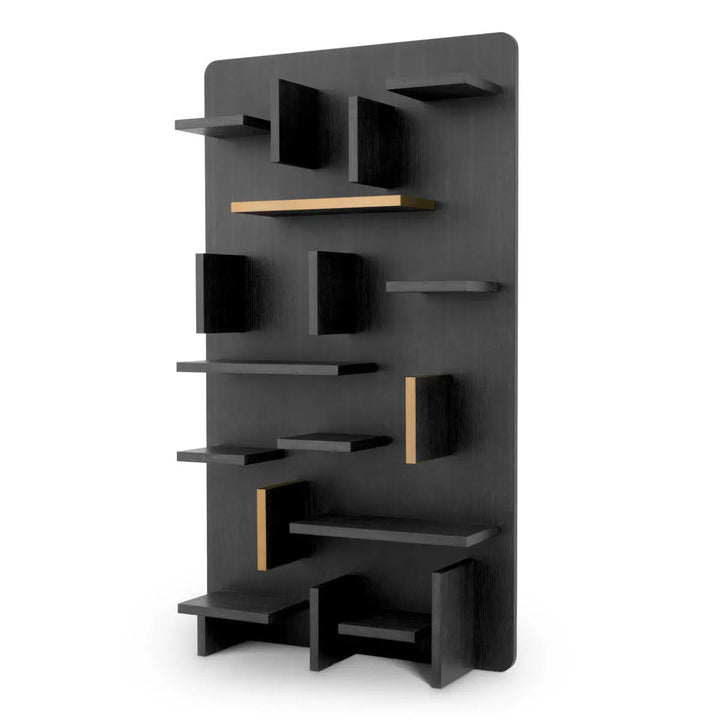 Wall Cabinet Highgrove Charcoal Grey Oak Veneer - image 1