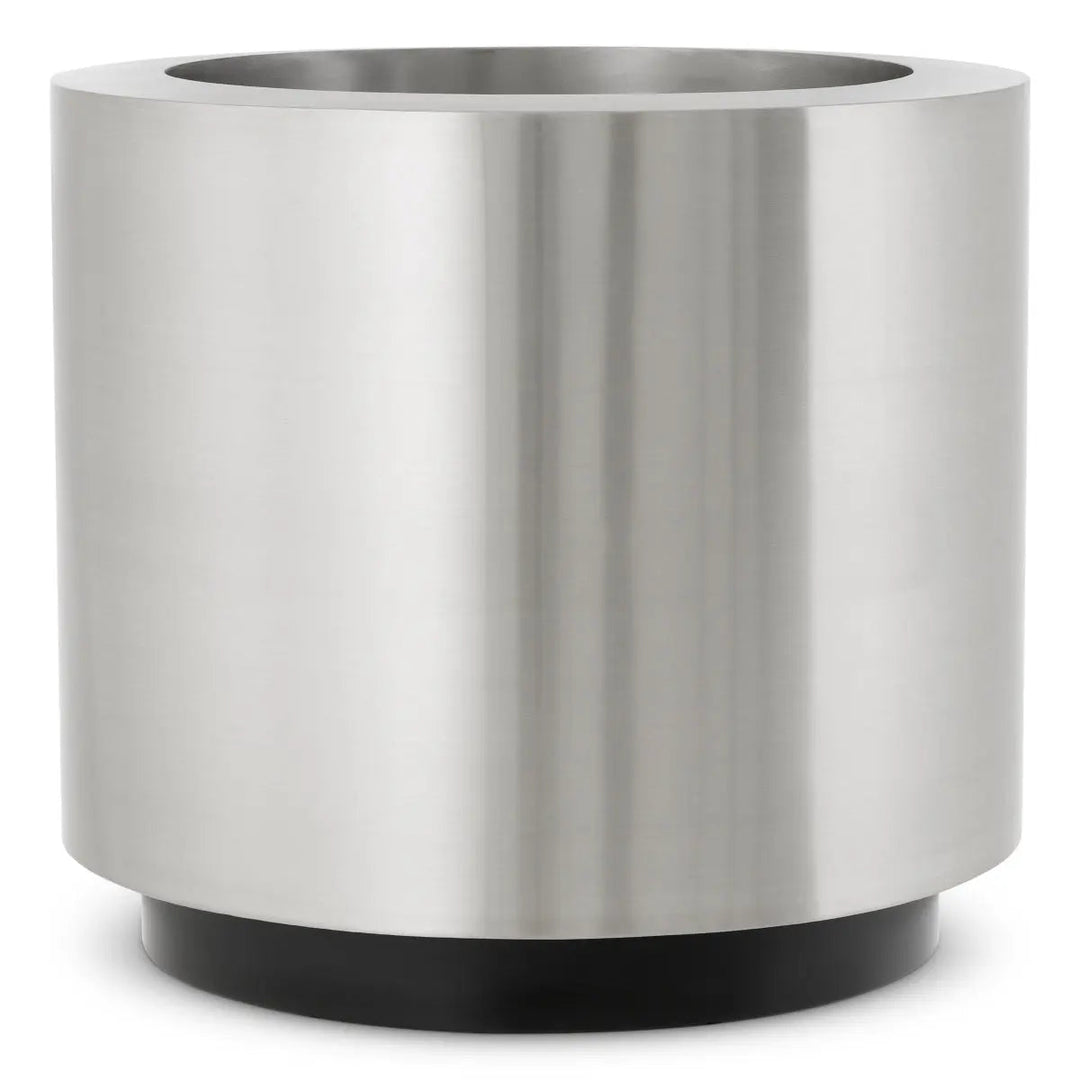 Planter Jasper Round S Brushed Steel - image 1