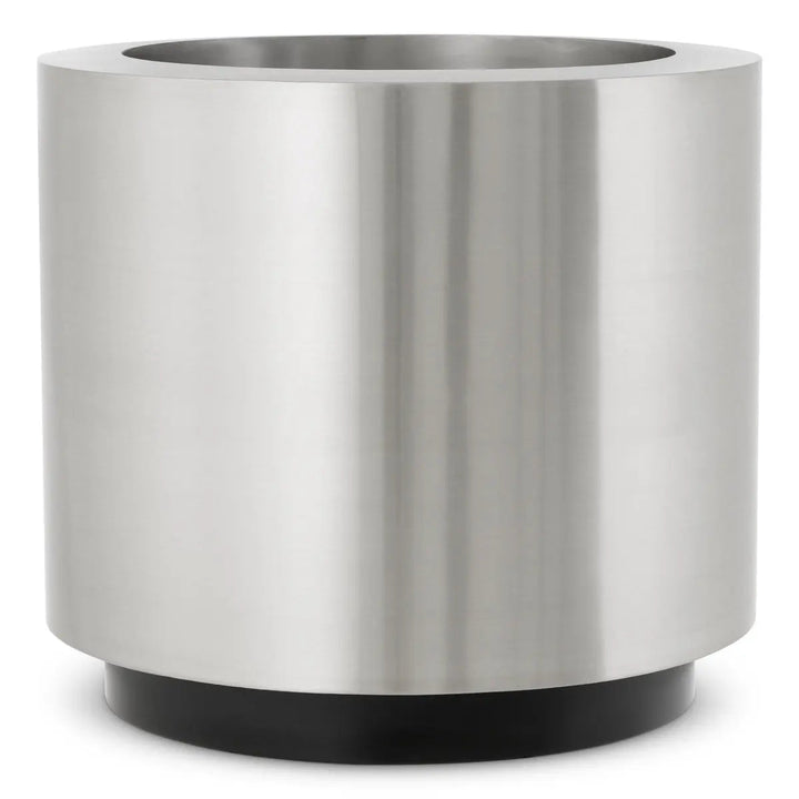 Planter Jasper Round S Brushed Steel - image 1
