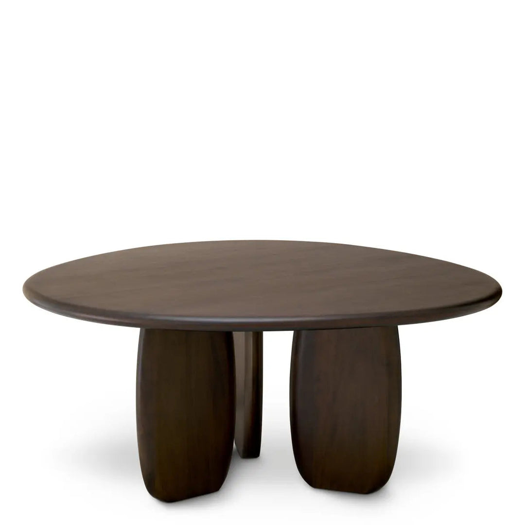 Dining Table Windsor Mahogany Wood Coffee Finish - image 3