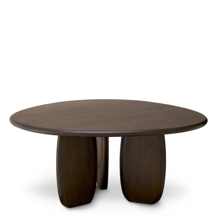 Dining Table Windsor Mahogany Wood Coffee Finish - image 3