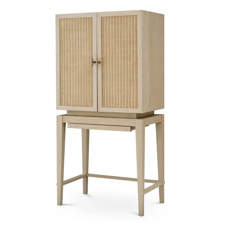 Bar Cabinet Borchard Washed Oak Veneer - image 1