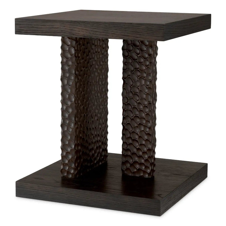 Side Table Bravon Ebony Oak Veneer - image 1