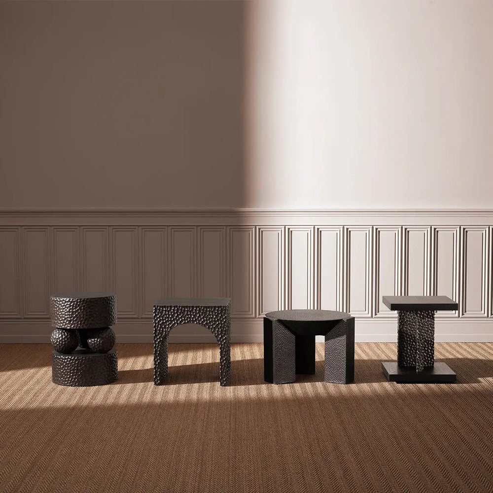 Side Table Bravon Ebony Oak Veneer - image 2