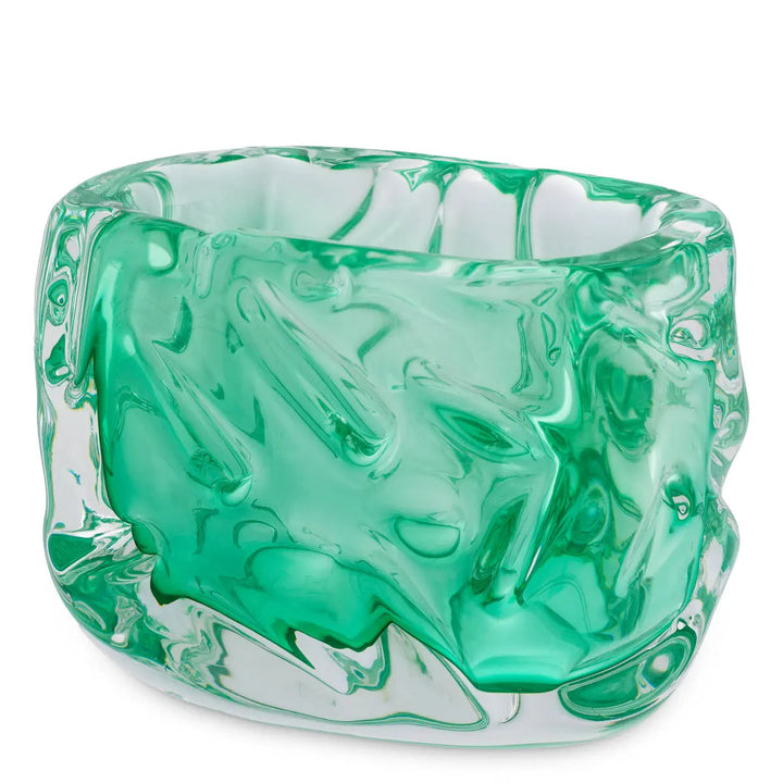 Bowl Avoir Turquoise Green Glass - image 1