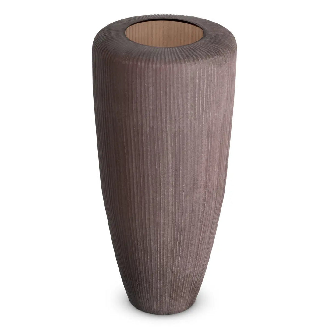 Vase Isandro L Stone Finish Glass - image 3