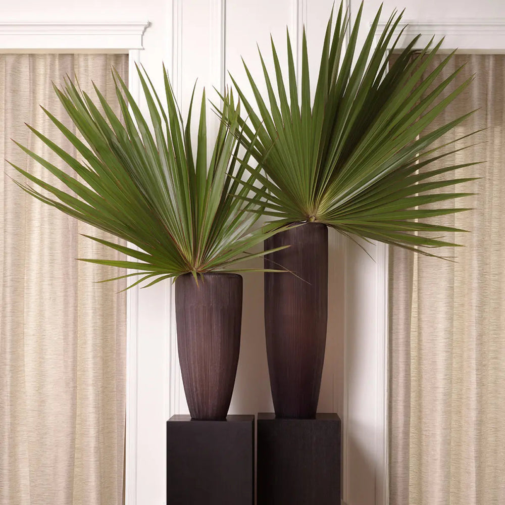 Vase Isandro Xl Stone Finish Glass - image 2
