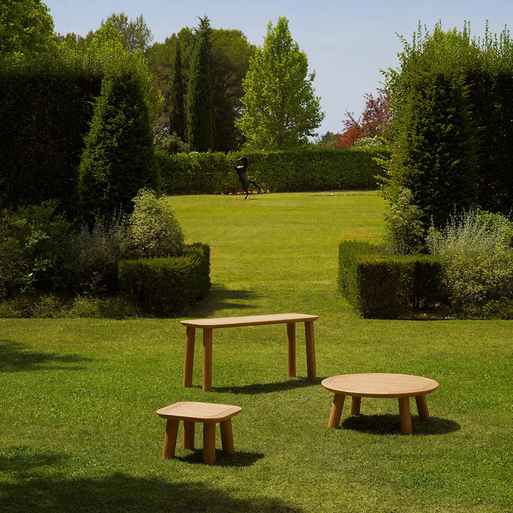 Outdoor Console Table Weston Natural Teak - image 2