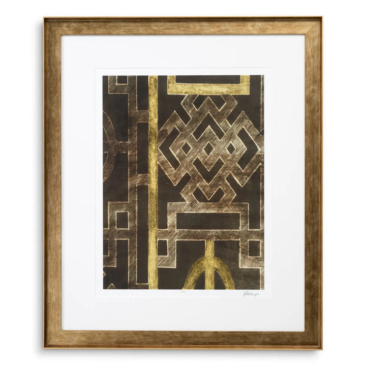 Print Trellis Pattern By Ethan Harper I Set Of 2 - image 3