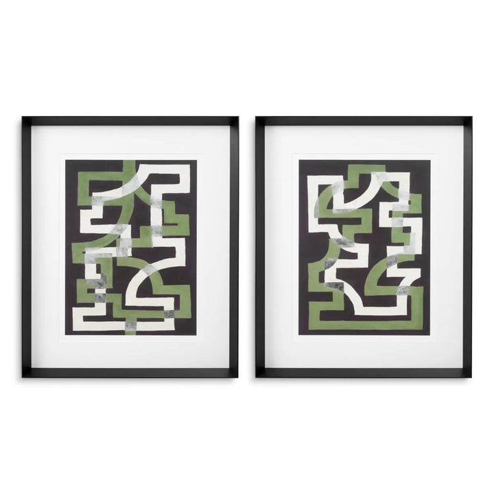 Print Window Trellis By Michael Willett Set Of 2 - image 1