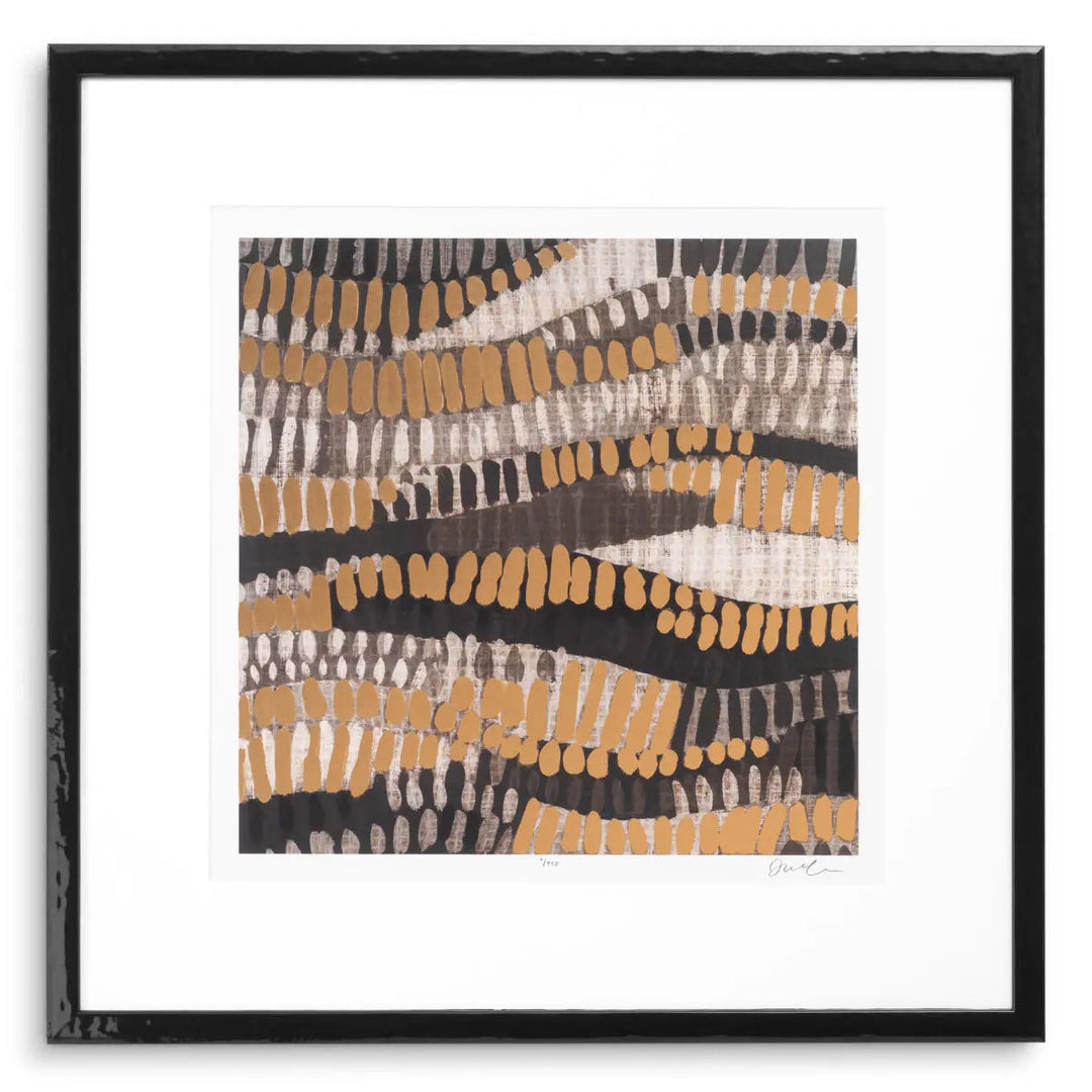 Print Metallic Undulation By June Erica Vess Set Of 2 - image 3