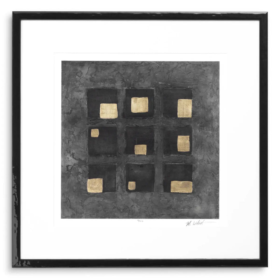 Print Washed Black Squares By Michael Willett Set Of 2 - image 3