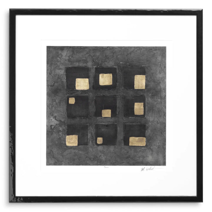 Print Washed Black Squares By Michael Willett Set Of 2 - image 3