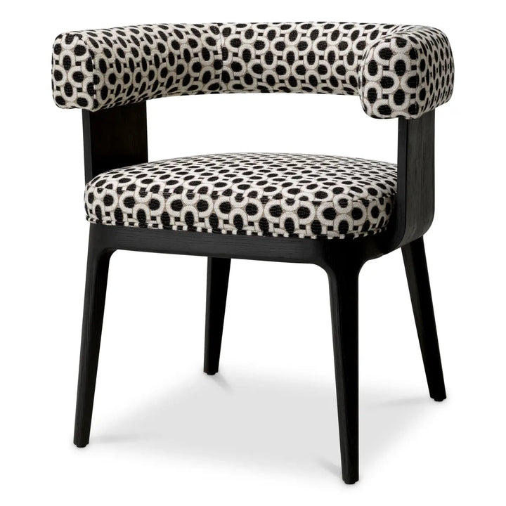 Dining Chair Dubois Black Oak Veneer Sunbeam Black - image 1