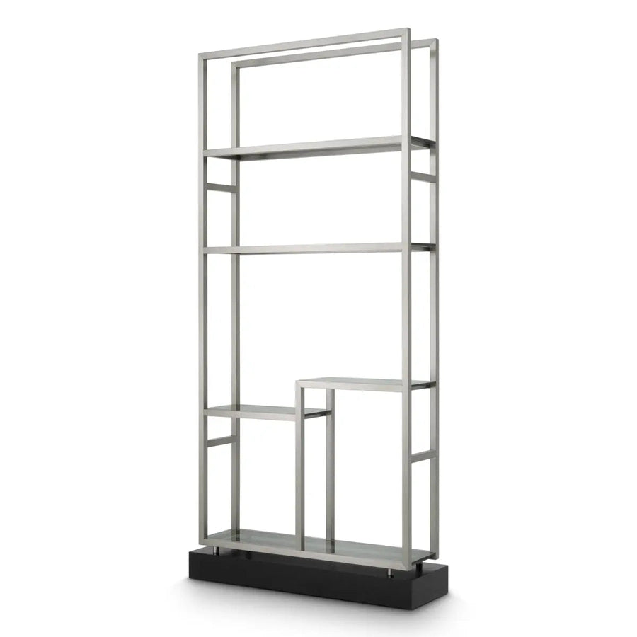 Cabinet Corrado Ii Brushed Steel Finish - image 1