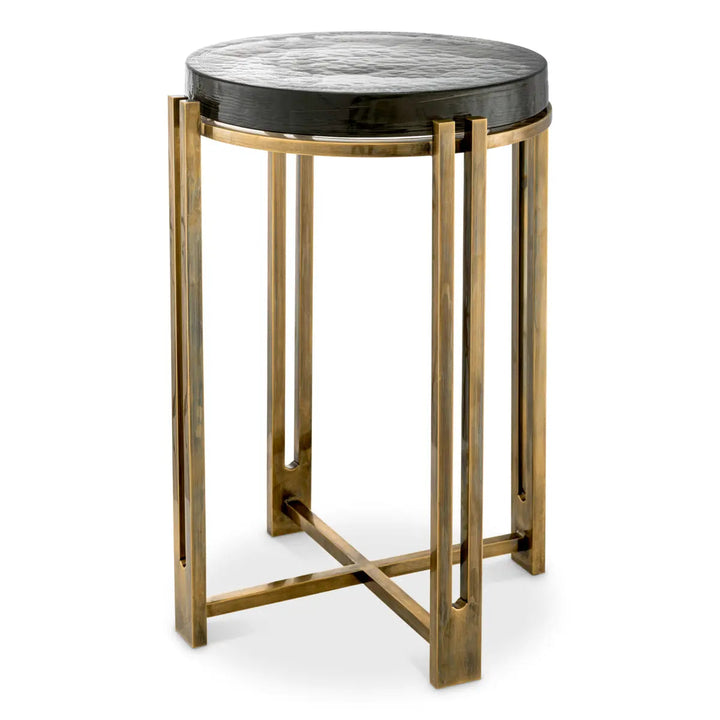 Side Table Claremont Vintage Brass Finish - image 1