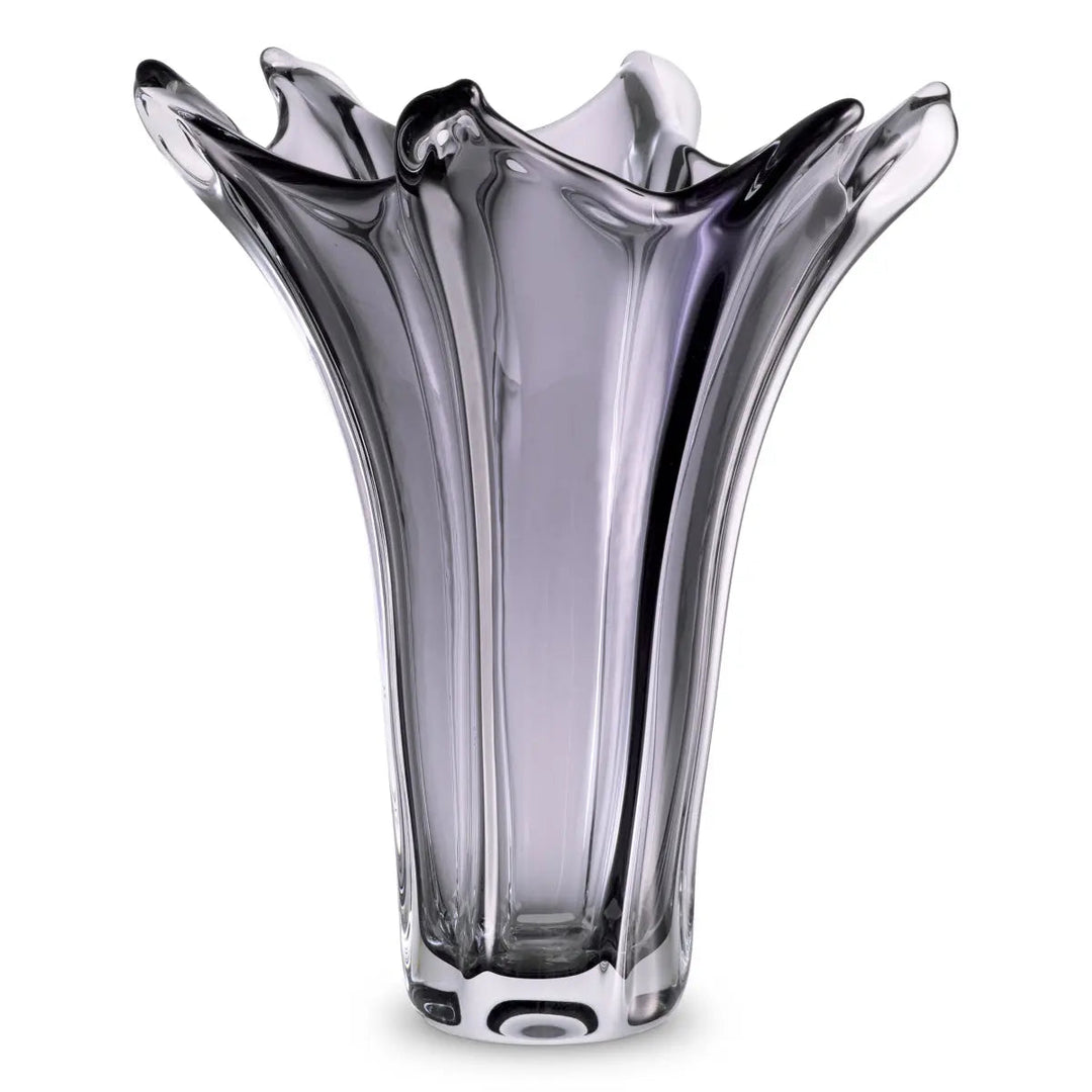 Vase Sutter Grey Glass - image 1