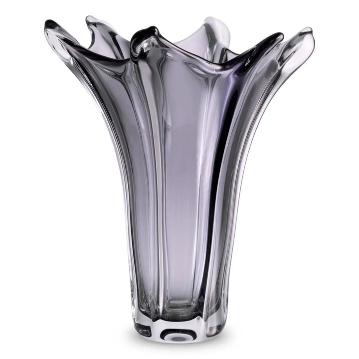 Vase Sutter Grey Glass - image 1