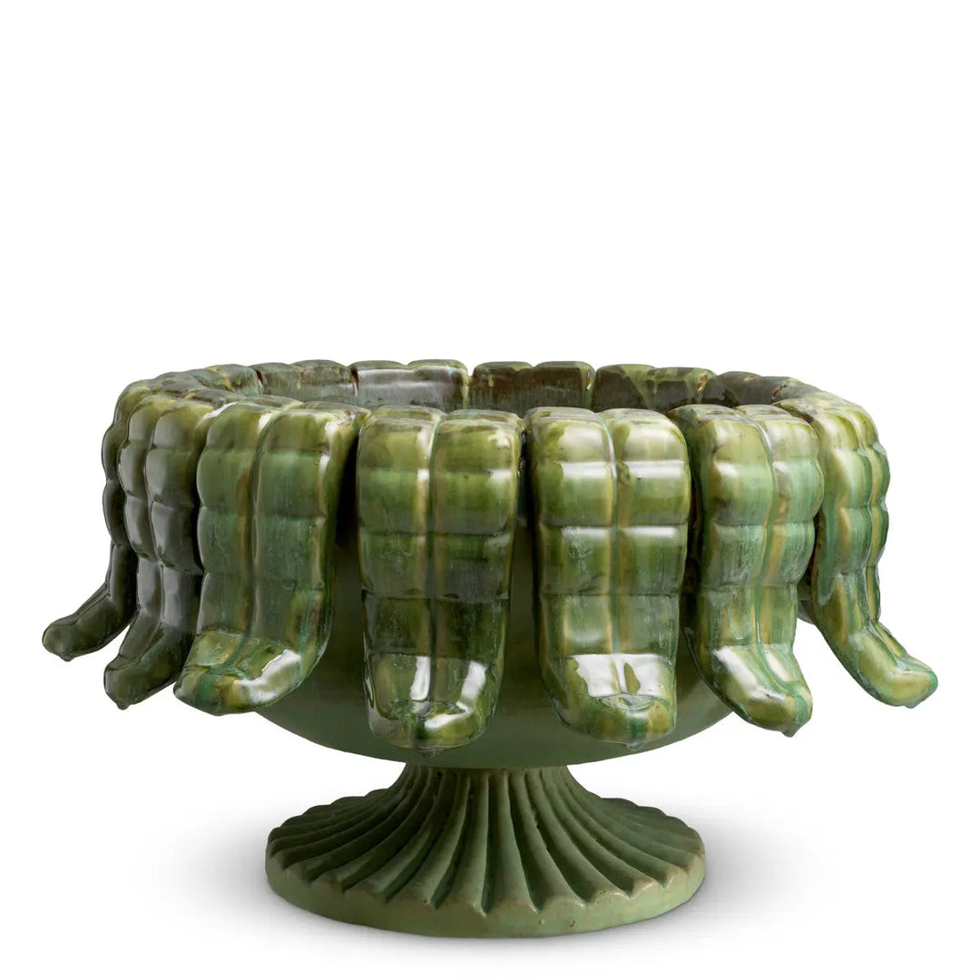 Outdoor Planter Grantham Green Finish - image 1