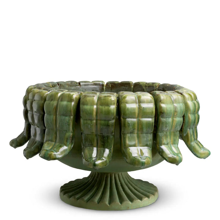 Outdoor Planter Grantham Green Finish - image 1