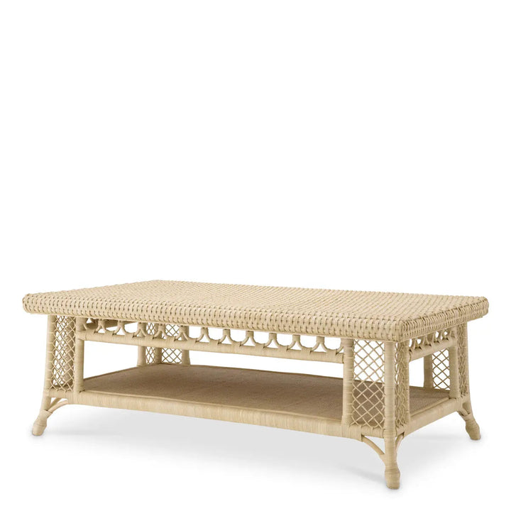 Coffee Table Saba Rectangular Natural Rattan - image 1
