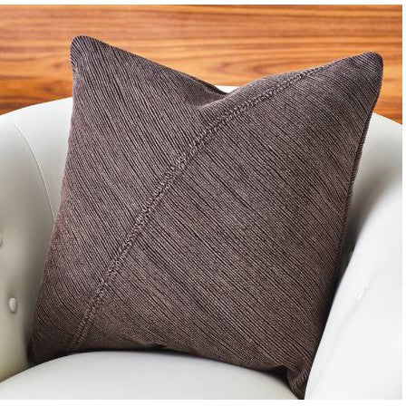 Feather Diagonal Pillow-Chocolate-Global Views-GVSA-7.91479-Pillows-1-France and Son