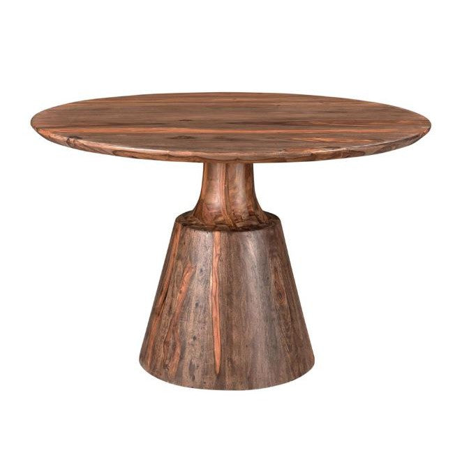 Welby Brownstone Round Dining Table-Coast2Coast Home-C2CA-44625-Dining Tables-1-France and Son