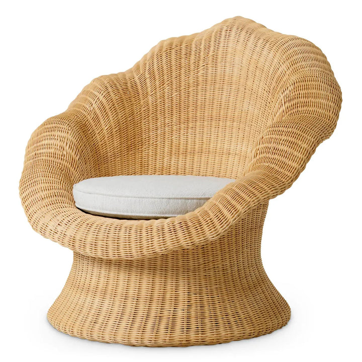 Lounge Chair Somerly Natural Rattan Sentier Cream - image 1