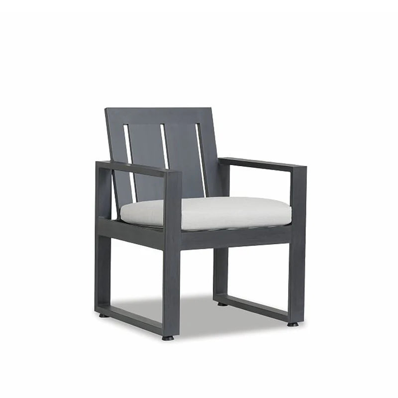 Redondo Dining Chair in Cast Silver, No Welt
