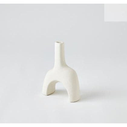 Cassel Vase - Matte White-Global Views-GVSA-7.10541-VasesSmall-6-France and Son