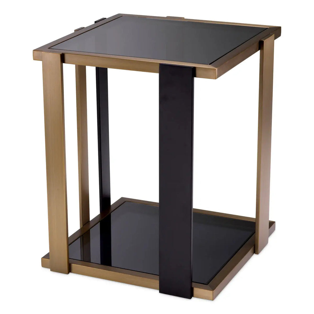 Side Table Clio Brushed Brass Finish - image 1