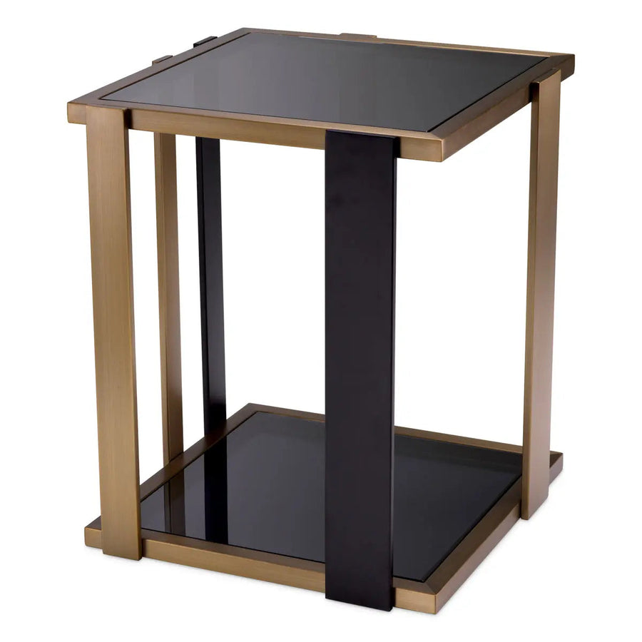 Side Table Clio Brushed Brass Finish - image 1