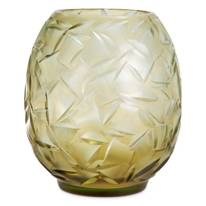 Vase Hadleigh Champagne Color Glass - image 1